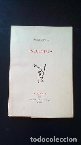 Libros: ENCUENTROS - Gracia, Enrike - Foto 1