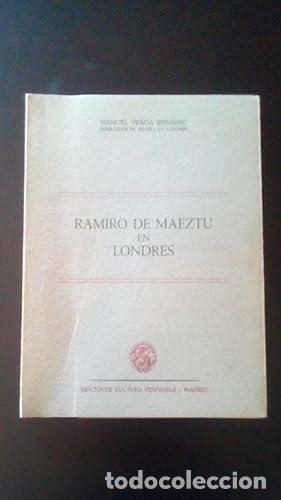 Libros: RAMIRO DE MAEZTU EN LODRES - Fraga Iribarne, Manuel - Foto 1
