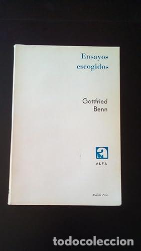 Libros: ENSAYOS ESCOGIDOS - Benn, Gorrfried - Foto 1