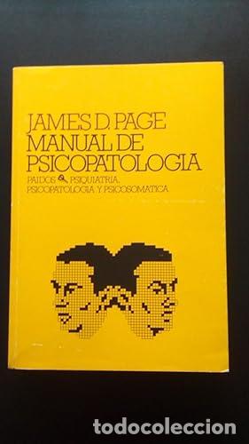 Libros: MANUAL DE PSICOPATOLOGIA - Page, James D. - Foto 1