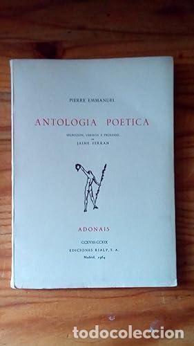 Libros: ANTOLOGIA POETICA - Emmanuel, Pierre - Foto 1