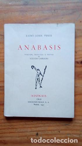 Libros: ANABASIS - Perse, Saint-John - Foto 1