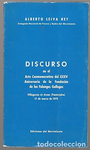 Libros: DISCURSO - Leiva Rey, Alberto - Foto 1