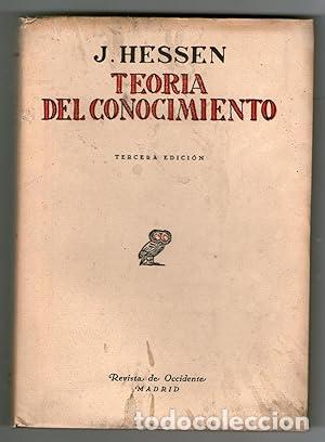 Libros: TEORIA DEL CONOCIMIENTO - Hessen, J. - Foto 1