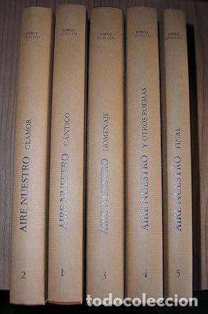 Libros: AIRE NUESTRO - 5 TOMOS - Guill&eacute;n, Jorge - Foto 1