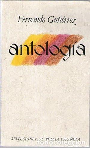 Libros: ANTOLOGIA - Guti&eacute;rrez, Fernando - Foto 1