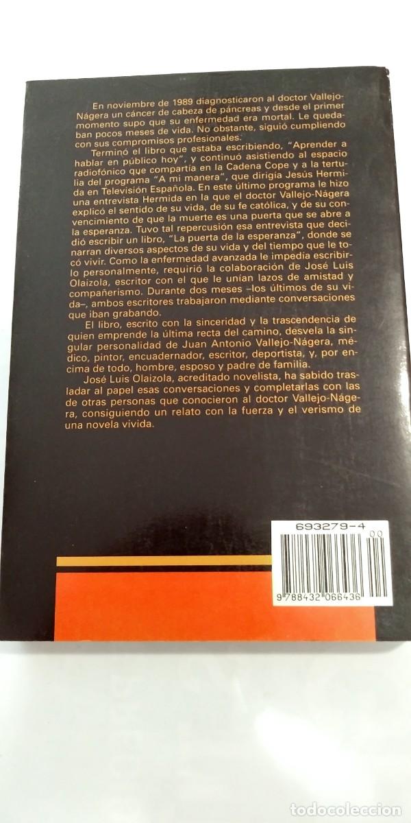 Libros: La puerta de la esperanza Juan Antonio Vallejo-Nagera - Foto 2