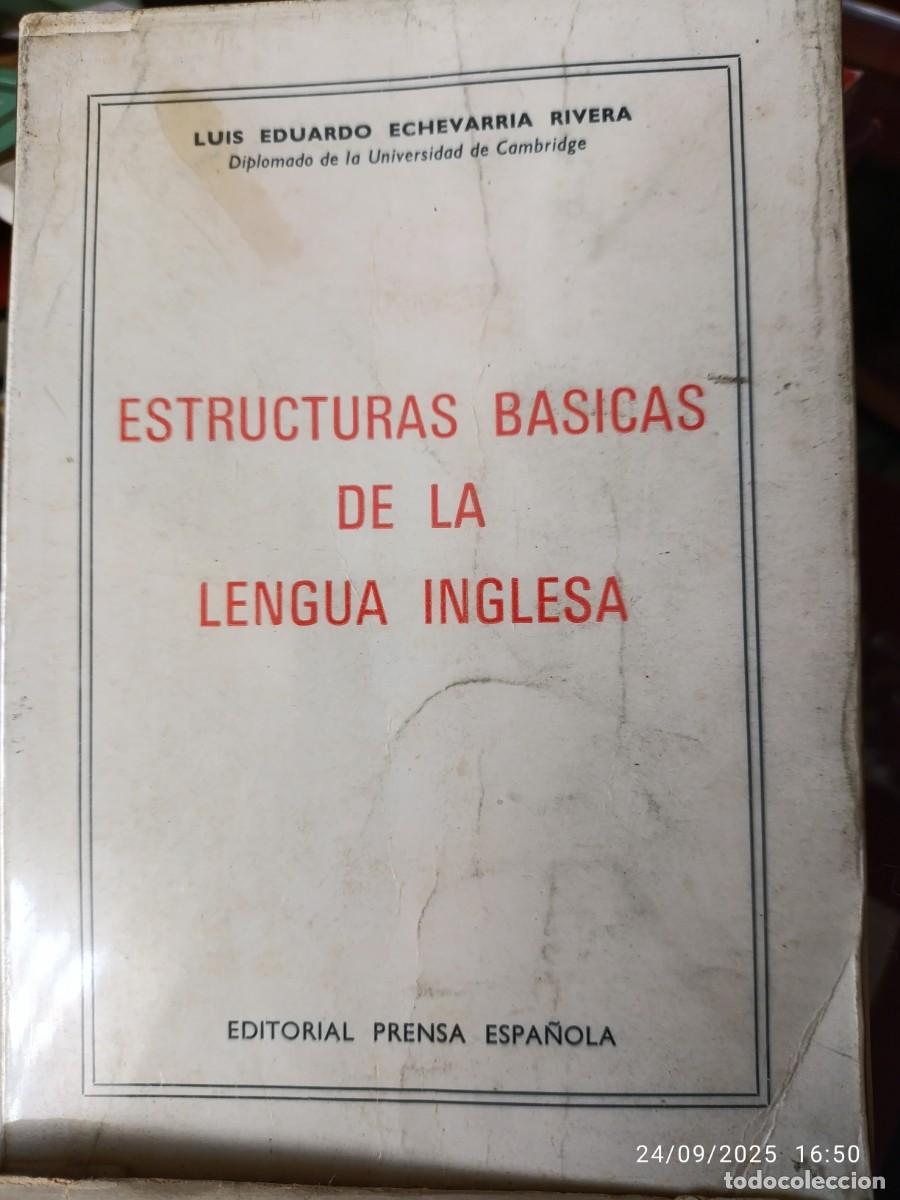 Libros: Estructuras b&aacute;sicas de la lengua inglesa - Foto 1
