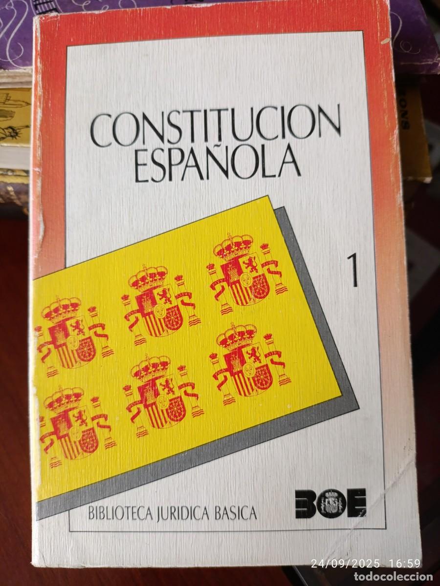 Libros: Constituci&oacute;n espa&ntilde;ola. Biblioteca jur&iacute;dica - Foto 1