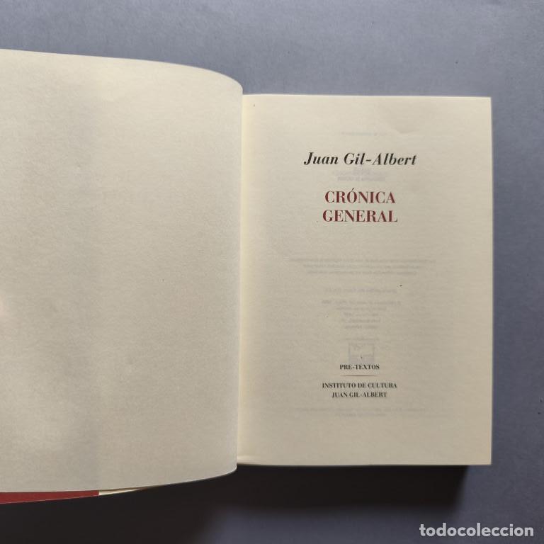 Libros: Cr&oacute;nica General. - Gil-Albert, Juan. - Foto 2