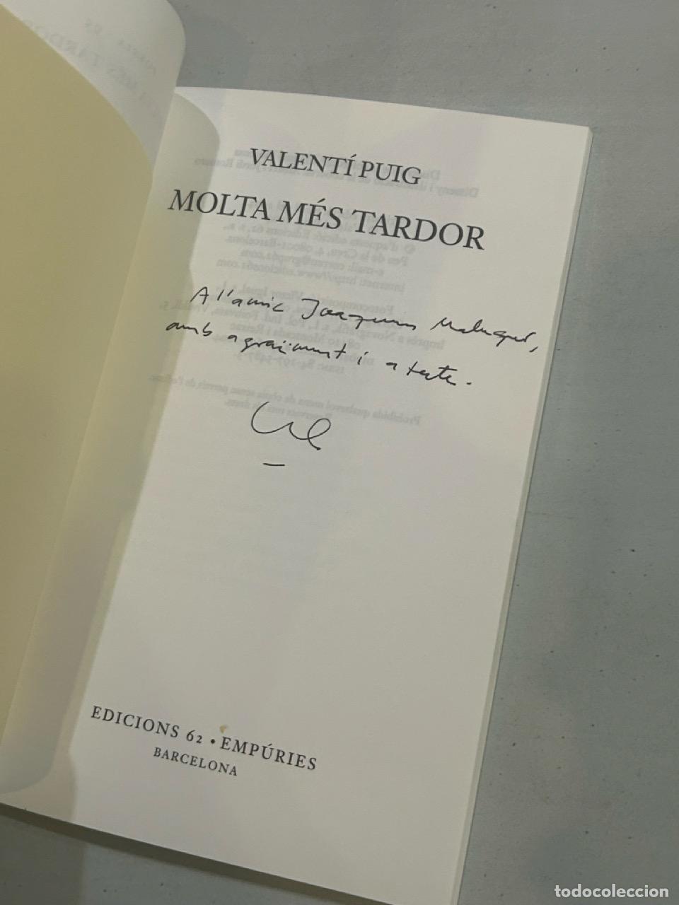 Libros: Valent&iacute; Puig - Molta m&eacute;s tardor - Foto 2