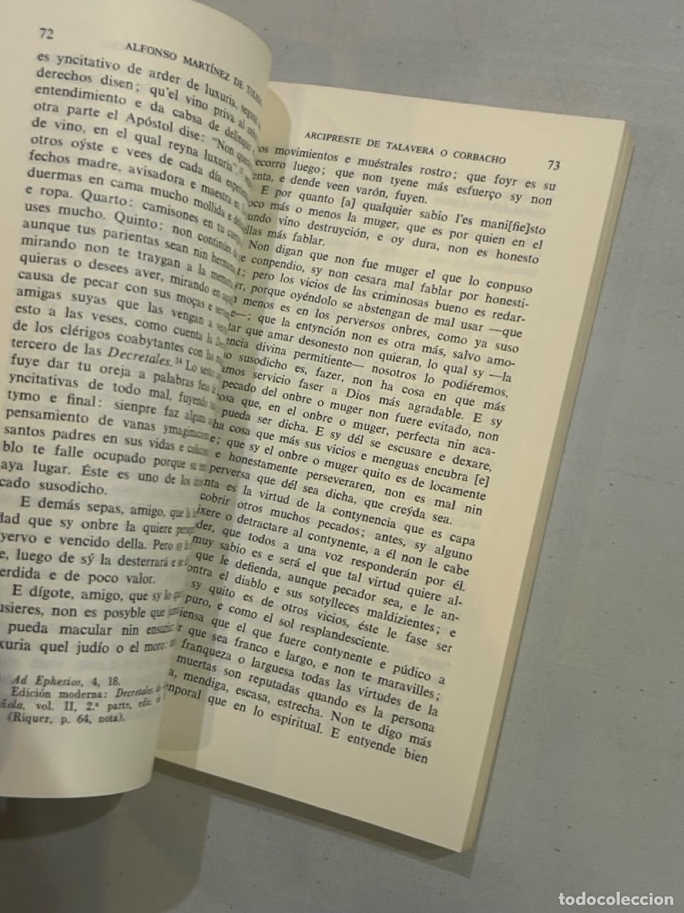 Libros: Alfonso Mart&iacute;nez de Toledo - Arcipreste de Talavera - Foto 2