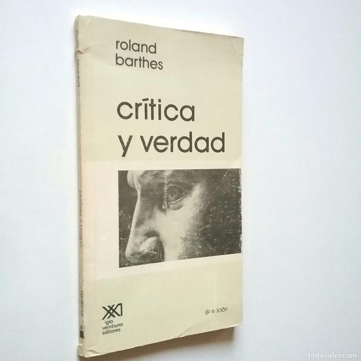 Libros: Roland Barthes - Cr&iacute;tica y verdad - Foto 1
