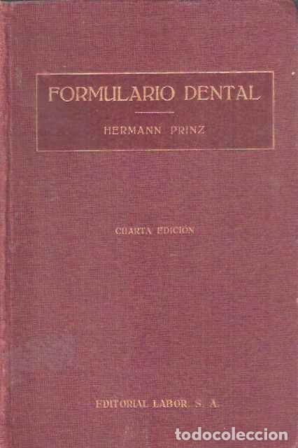 Libros: Formulario dental - Hermann Prinz - Foto 1
