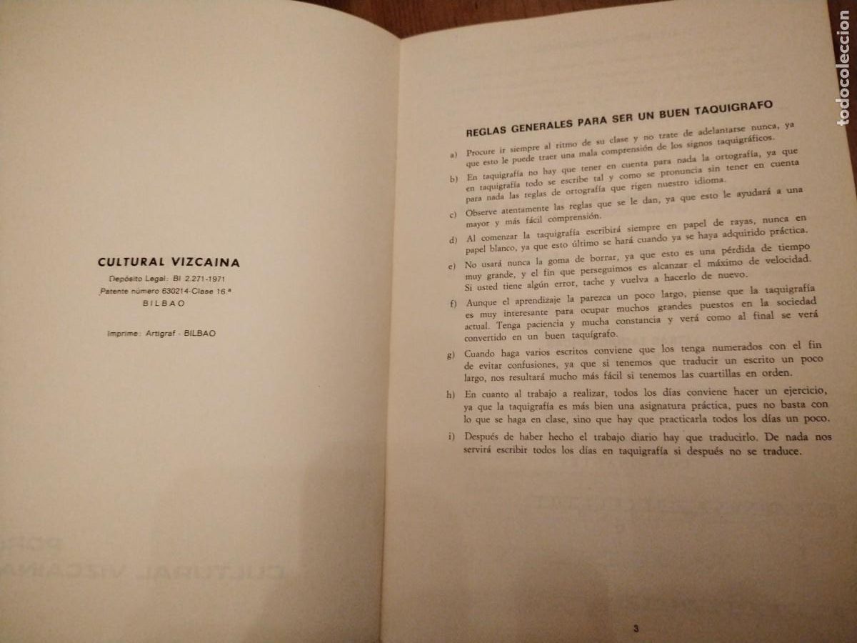 Libros: Taquigraf&iacute;a -m&eacute;todo de cultural vizca&iacute;na - Foto 4