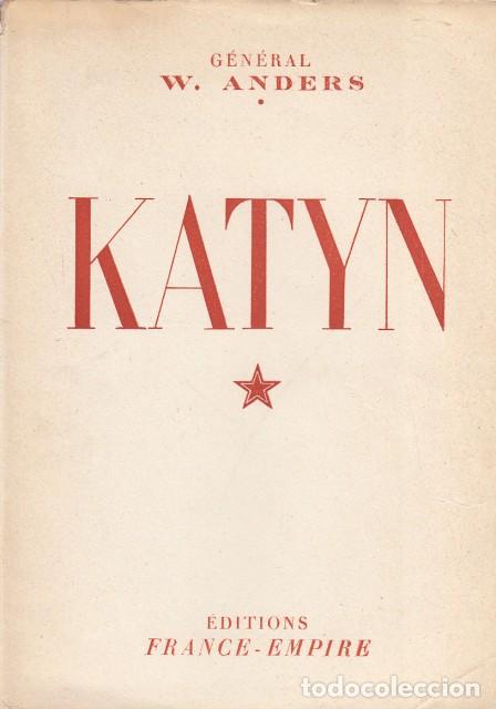 Libros: KATYN - ANDERS, GENERAL W. - Foto 1