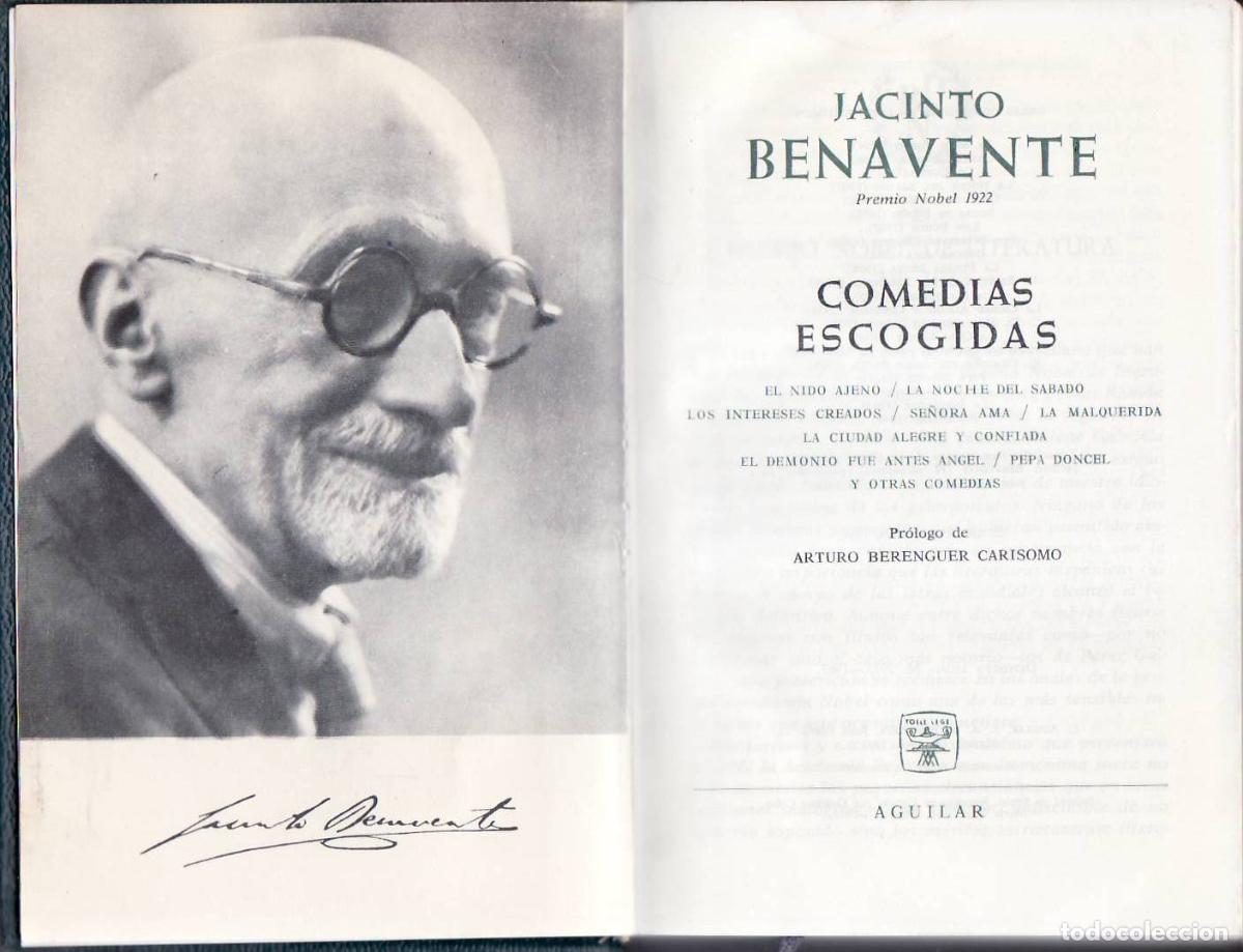 Libros: BENAVENTE, Jacinto.- - Comedias escogidas. - Foto 1