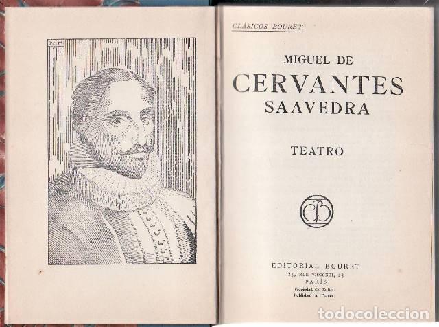 Libros: CERVANTES, Miguel de.- - Teatro. Pr&oacute;logo de Zeda. - Foto 1