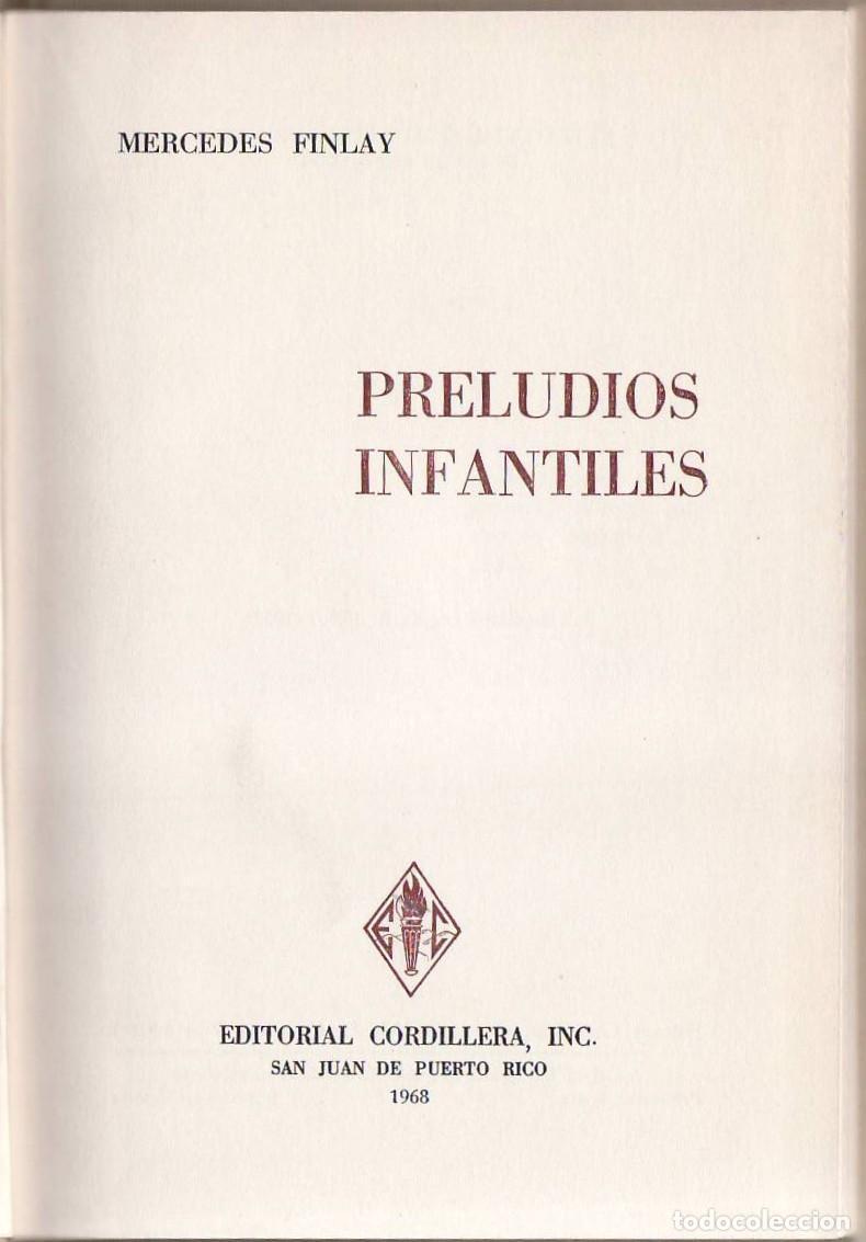 Libros: FINLAY, Mercedes.- - Preludios infantiles. - Foto 1