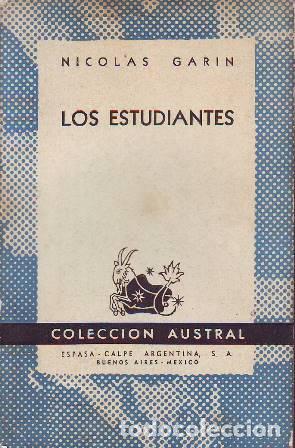 Libros: GARIN, Nicol&aacute;s.- - Los estudiantes. - Foto 1