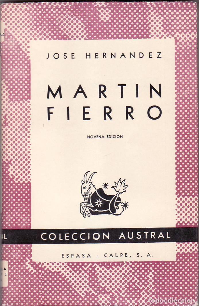 Libros: HERNANDEZ, Jos&eacute;.- - Mart&iacute;n Fierro. - Foto 1
