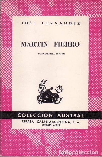 Libros: HERN&Aacute;NDEZ, Jos&eacute;.- - Mart&iacute;n Fierro. - Foto 1