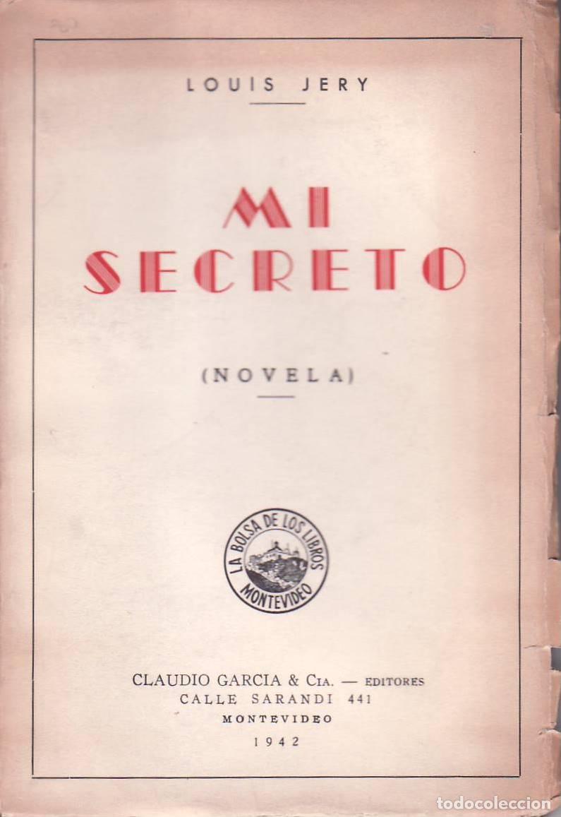 Libros: JERY, Louis.- - Mi secreto. - Foto 1