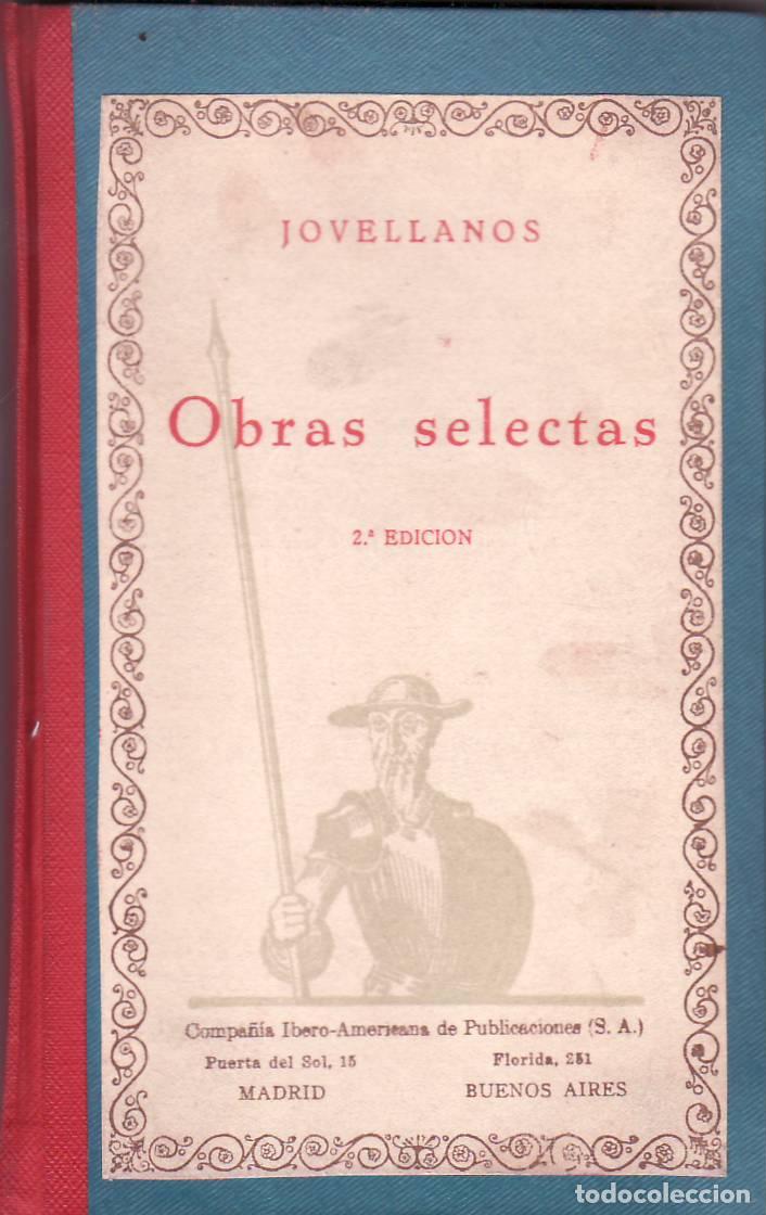 Libros: JOVELLANOS.- - Obras selectas. Pr&oacute;logo de Ignacio Bauer. - Foto 1
