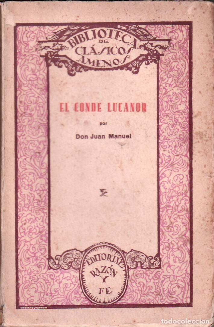 Libros: JUAN MANUEL, Don.- - El Conde Lucanor. - Foto 1