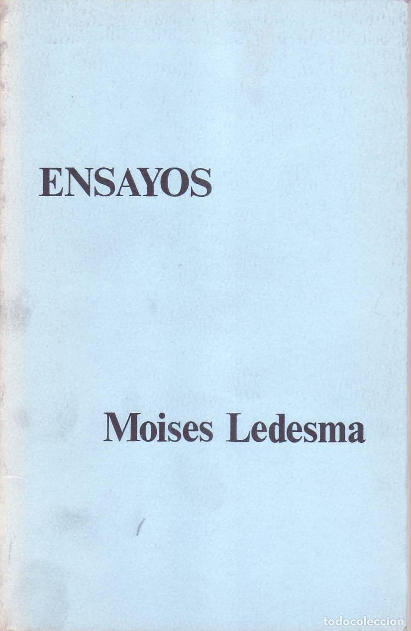 Libros: LEDESMA, Mois&eacute;s.- - Ensayos. Pr&oacute;logo D. Ram&iacute;rez de Arellano. - Foto 1