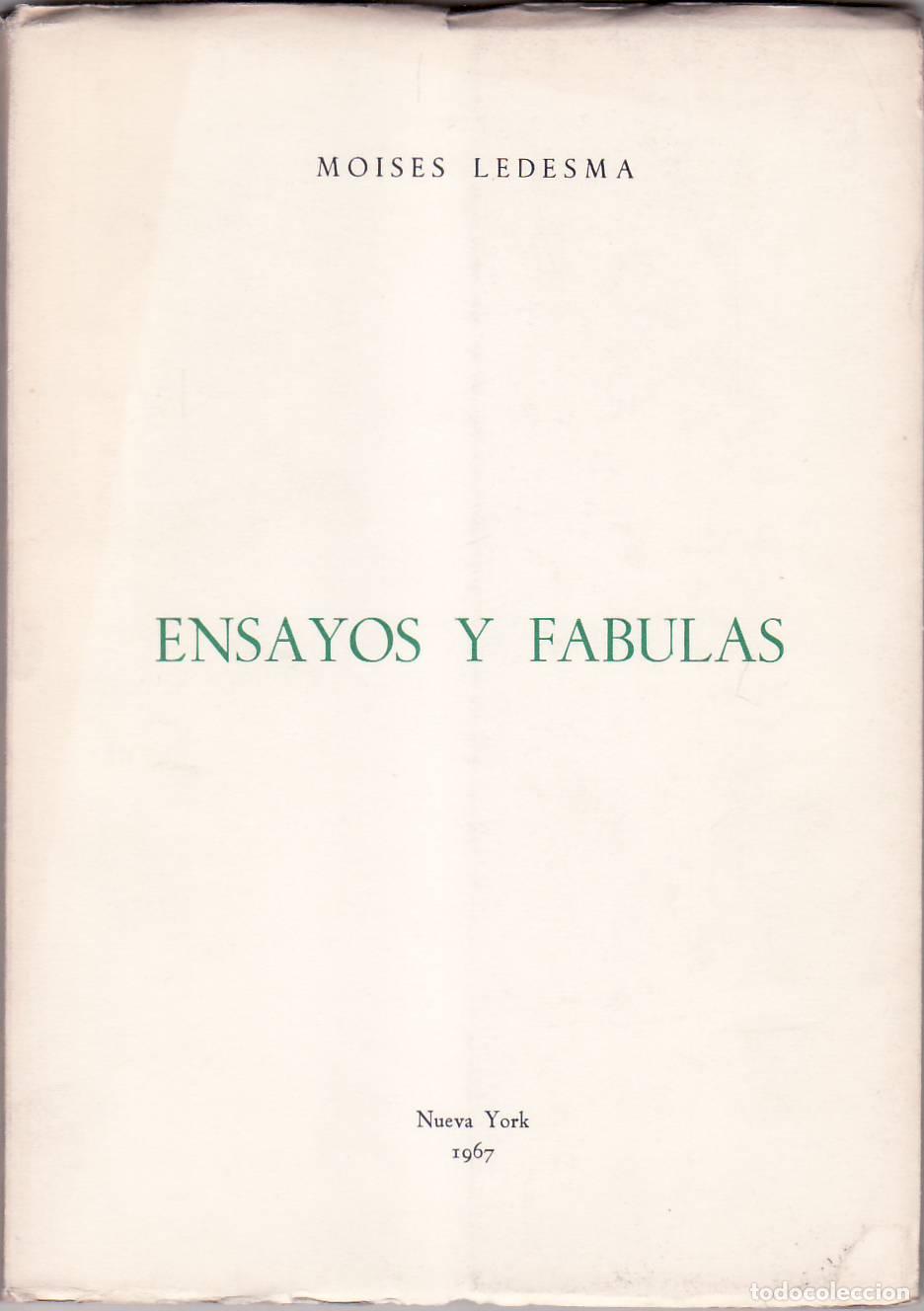 Libros: LEDESMA, Mois&eacute;s.- - Ensayos y f&aacute;bulas. - Foto 1