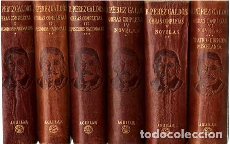 Libros: PEREZ GALDOS, Benito.- - Obras completas. 6 tomos. - Foto 1