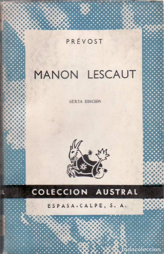 Libros: PREVOST.- - Manon Lescaut. Novela. - Foto 1