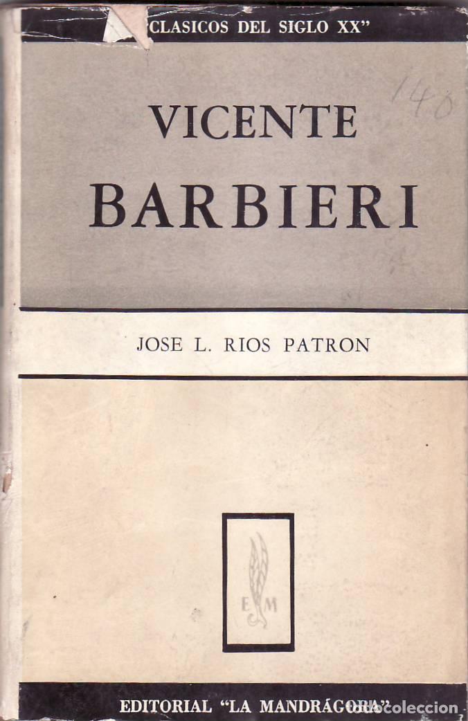 Libros: RIOS PATRON, Jos&eacute; L.- - Vicente Barbieri. - Foto 1