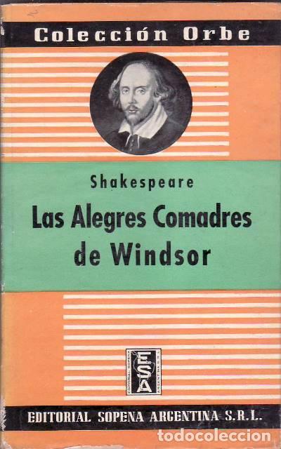 Libros: SHAKESPEARE, William.- - Las alegres comadres de Windsor. Traducci&oacute;n y pr&oacute;logo de G. Macpherson. - Foto 1