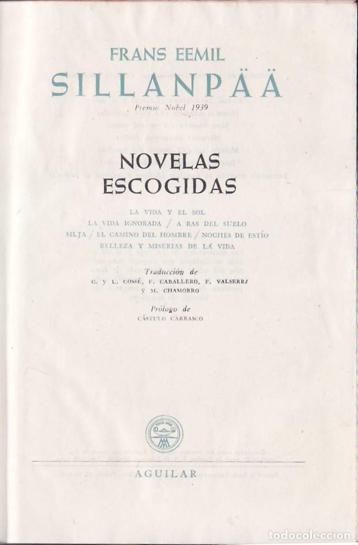 Libros: SILLANPAA, Frans Eemil.- - Novelas escogidas. - Foto 1