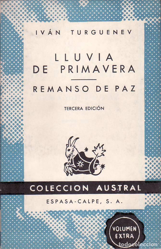 Libros: TURGUENEV, Iv&aacute;n.- - Lluvia de primavera. Remanso de paz. - Foto 1
