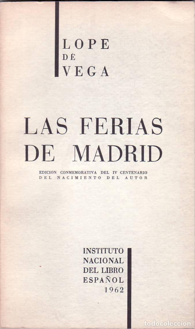 Libros: VEGA, Lope de.- - Las ferias de Madrid. - Foto 1
