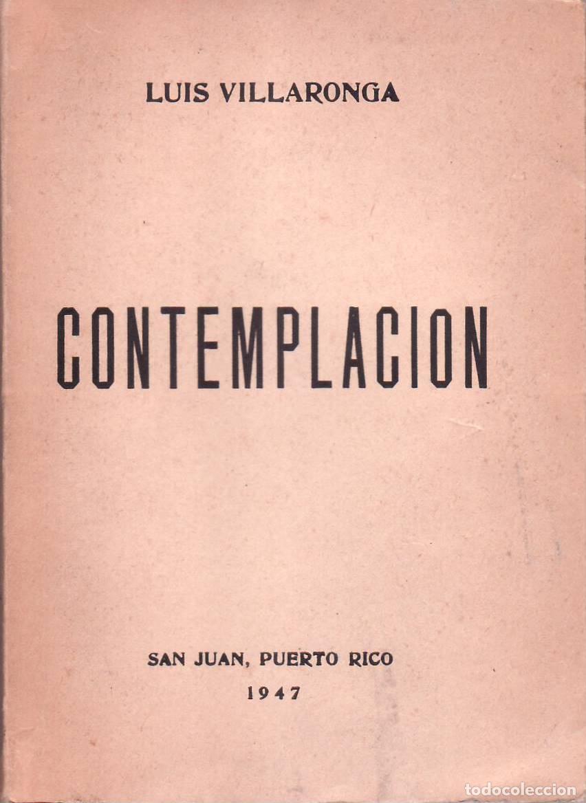 Libros: VILLARONGA, Luis.- - Contemplaci&oacute;n. - Foto 1
