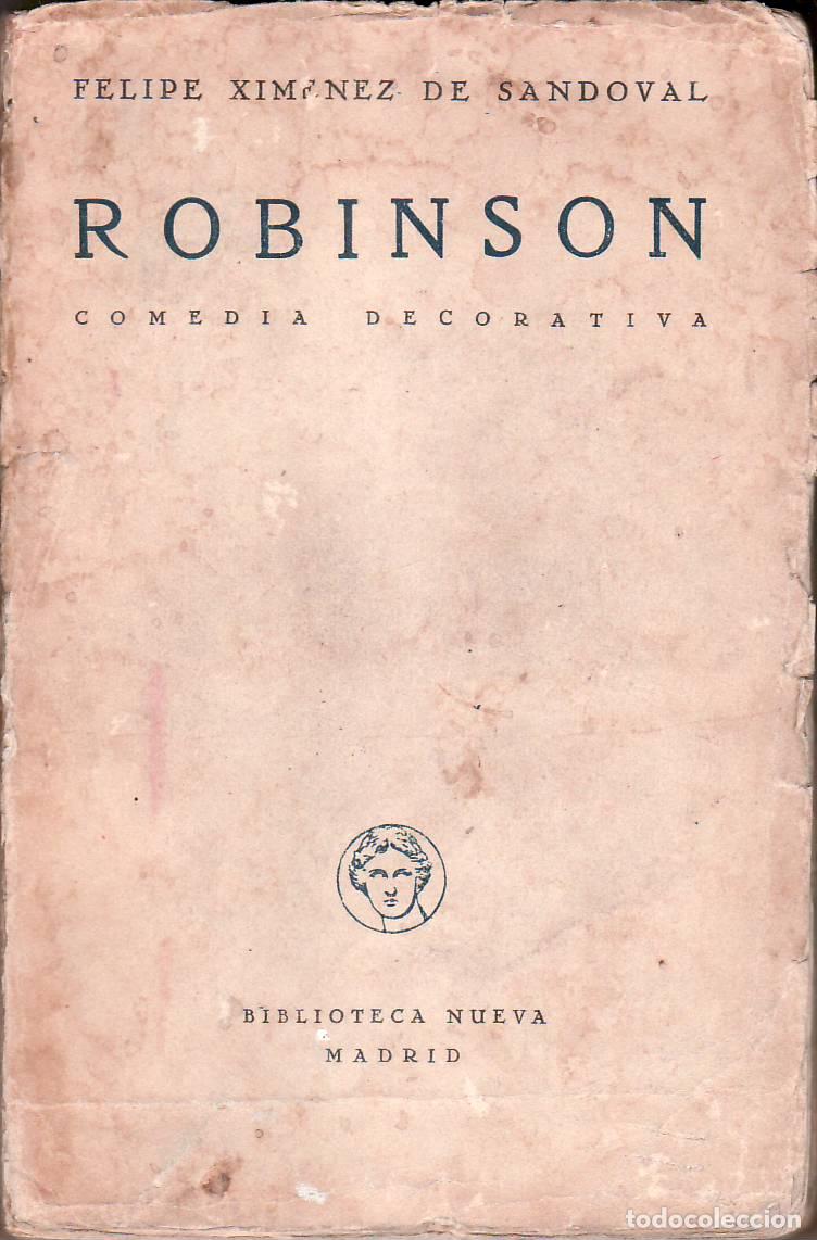 Libros: XIMENEZ DE SANDOVAL, Felipe.- - Robinson. - Foto 1