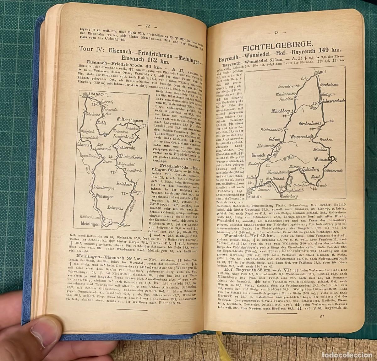Libros: MICHELIN F&Uuml;HRER DEUTSCHLAND, 1914. - Foto 7