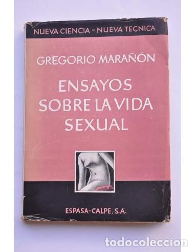 Libros: Ensayos sobre la vida sexual - MARA&Ntilde;&Oacute;N, Gregorio - Foto 1