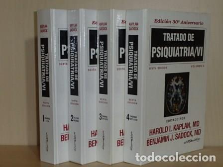 Livres: TRATADO DE PSIQUIATR&Iacute;A / VI (1 - 2 - 3 - 4) - 4 Tomos - VV. AA. - Editado por Harold I. Kaplan y Ben