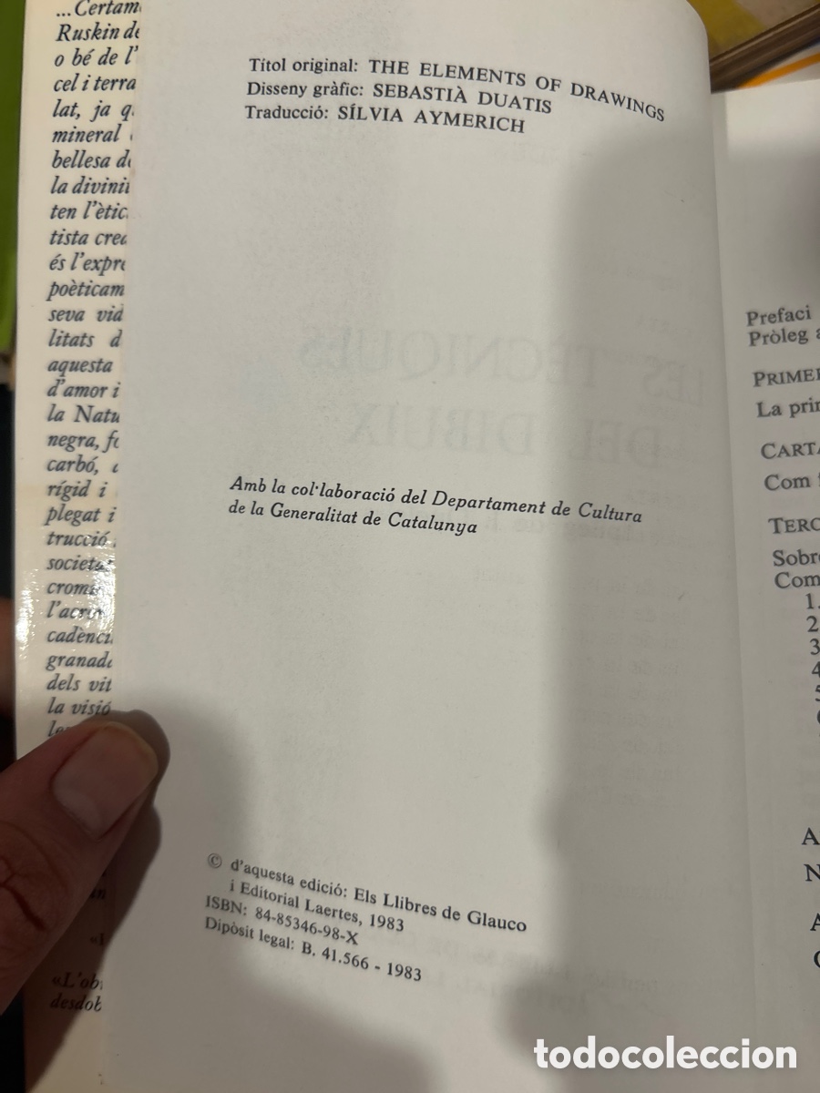 Libros: Les t&egrave;cniques del dibuix per John Ruskin. C4 - Foto 2