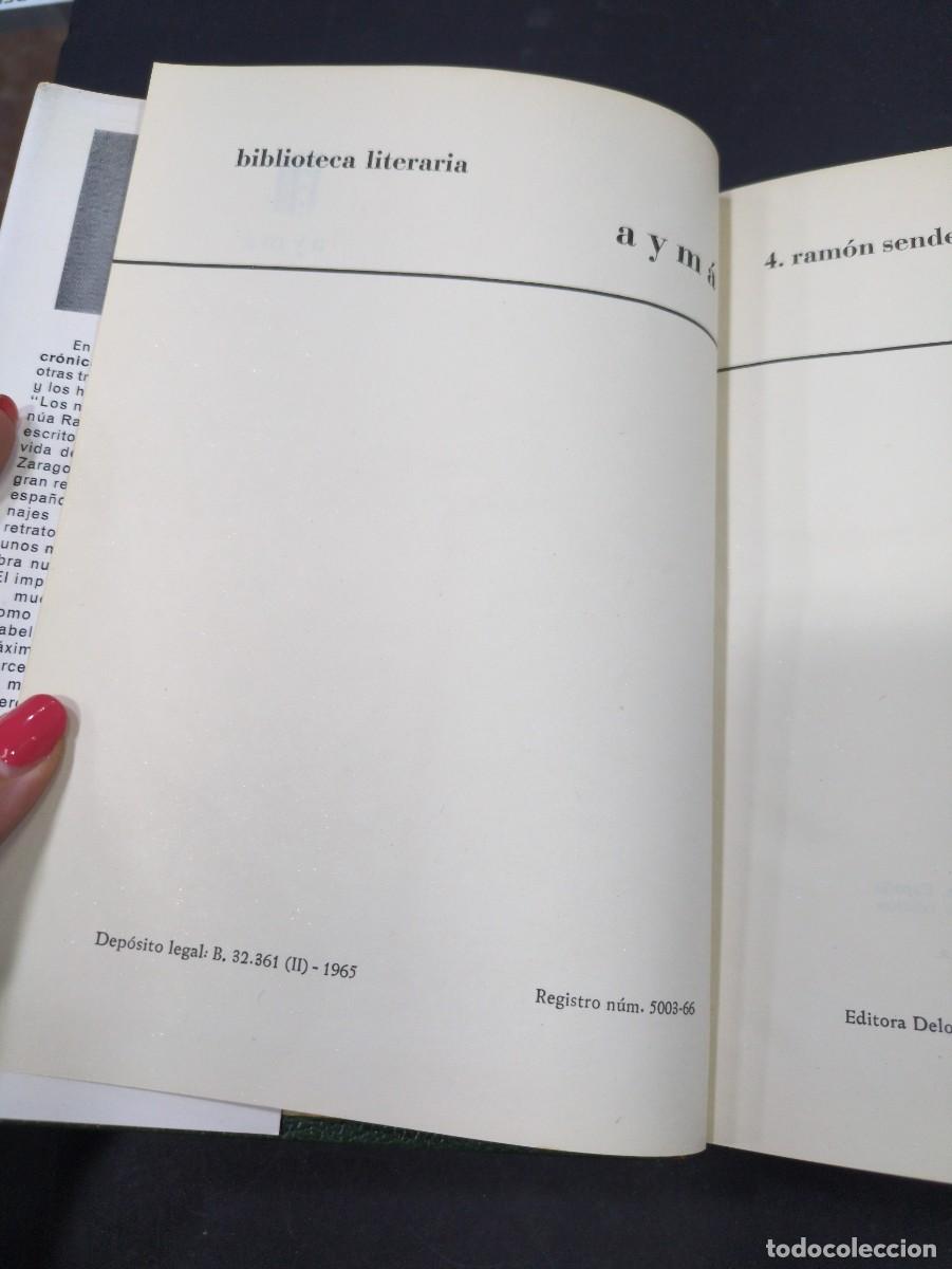 Libros: RAMON SENDER: CRONICA DEL ALBA 2. ED. AYMA, 1966 PRIMERA EDICION - Foto 2