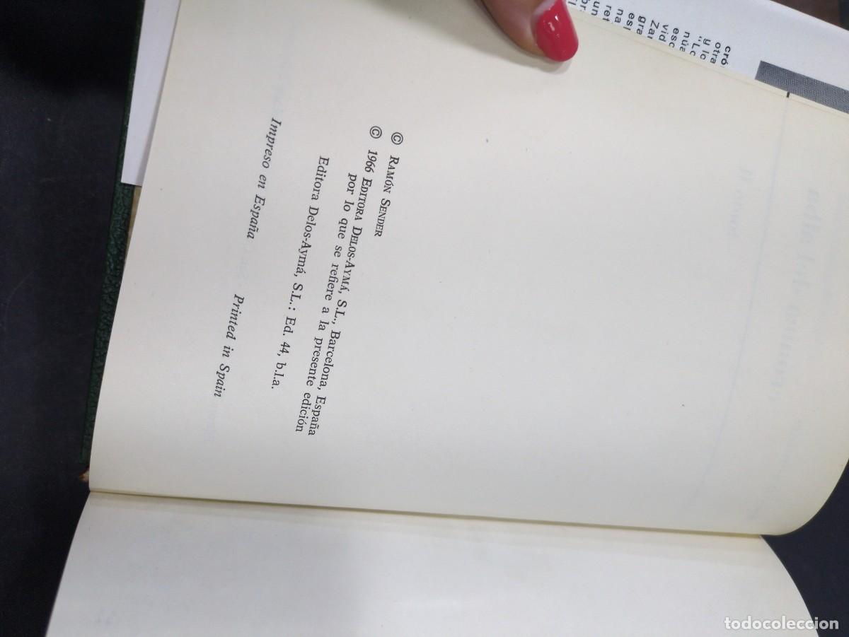 Libros: RAMON SENDER: CRONICA DEL ALBA 2. ED. AYMA, 1966 PRIMERA EDICION - Foto 4