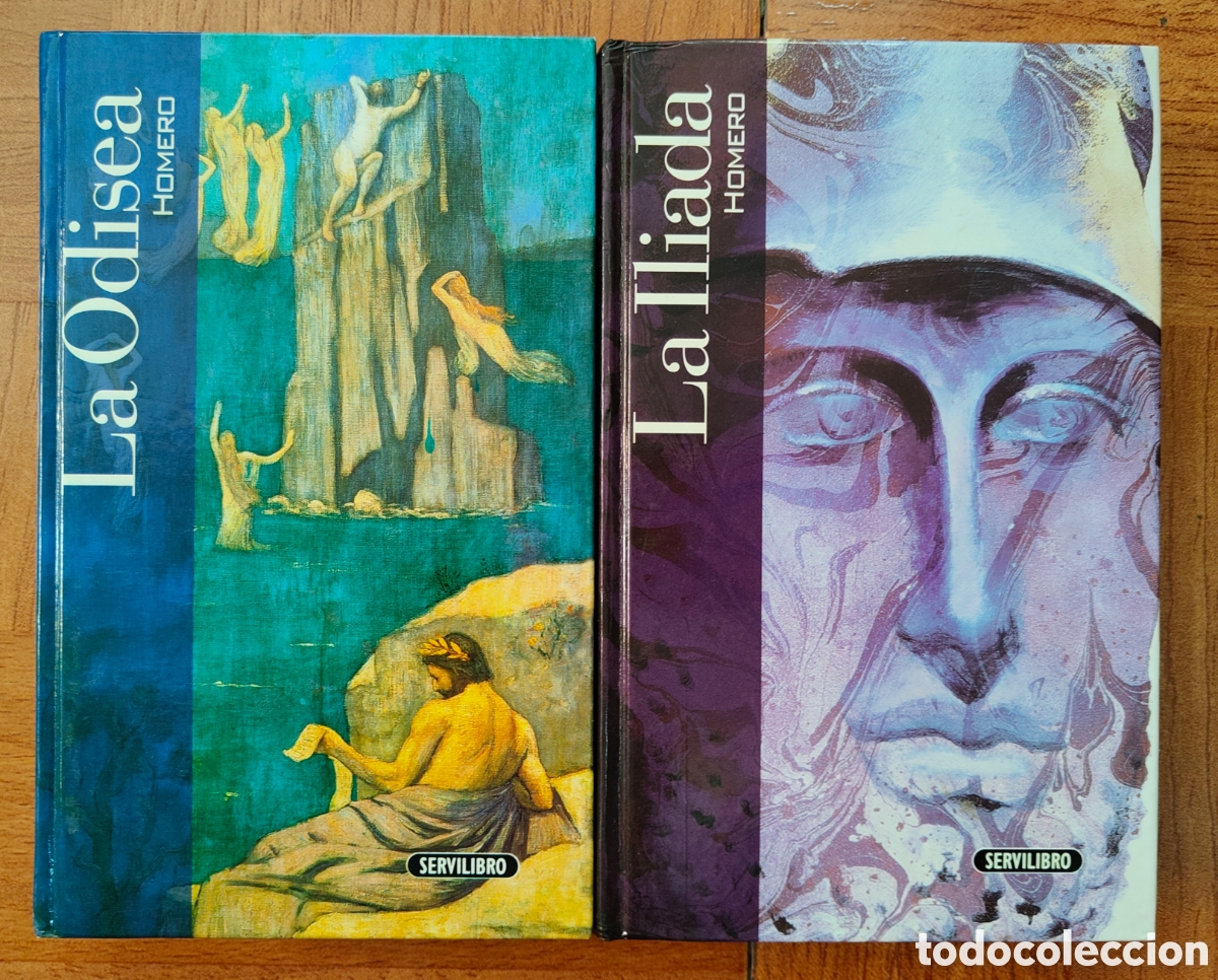 Libros: La Odisea / La Iliada � 2 Tomos � Servilibro - Homero - Foto 1