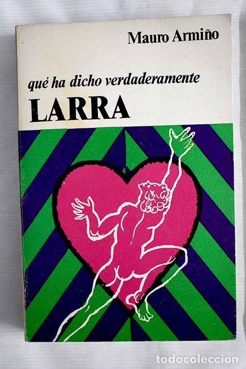 Libros: Larra: Armi&ntilde;o, Mauro.- Armi&ntilde;o, Mauro - Foto 1