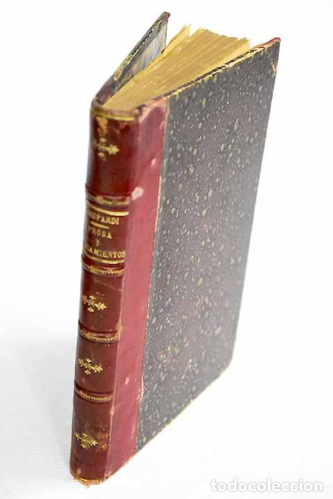 Libros: Prosa y pensamientos.- Leopardi - Foto 1