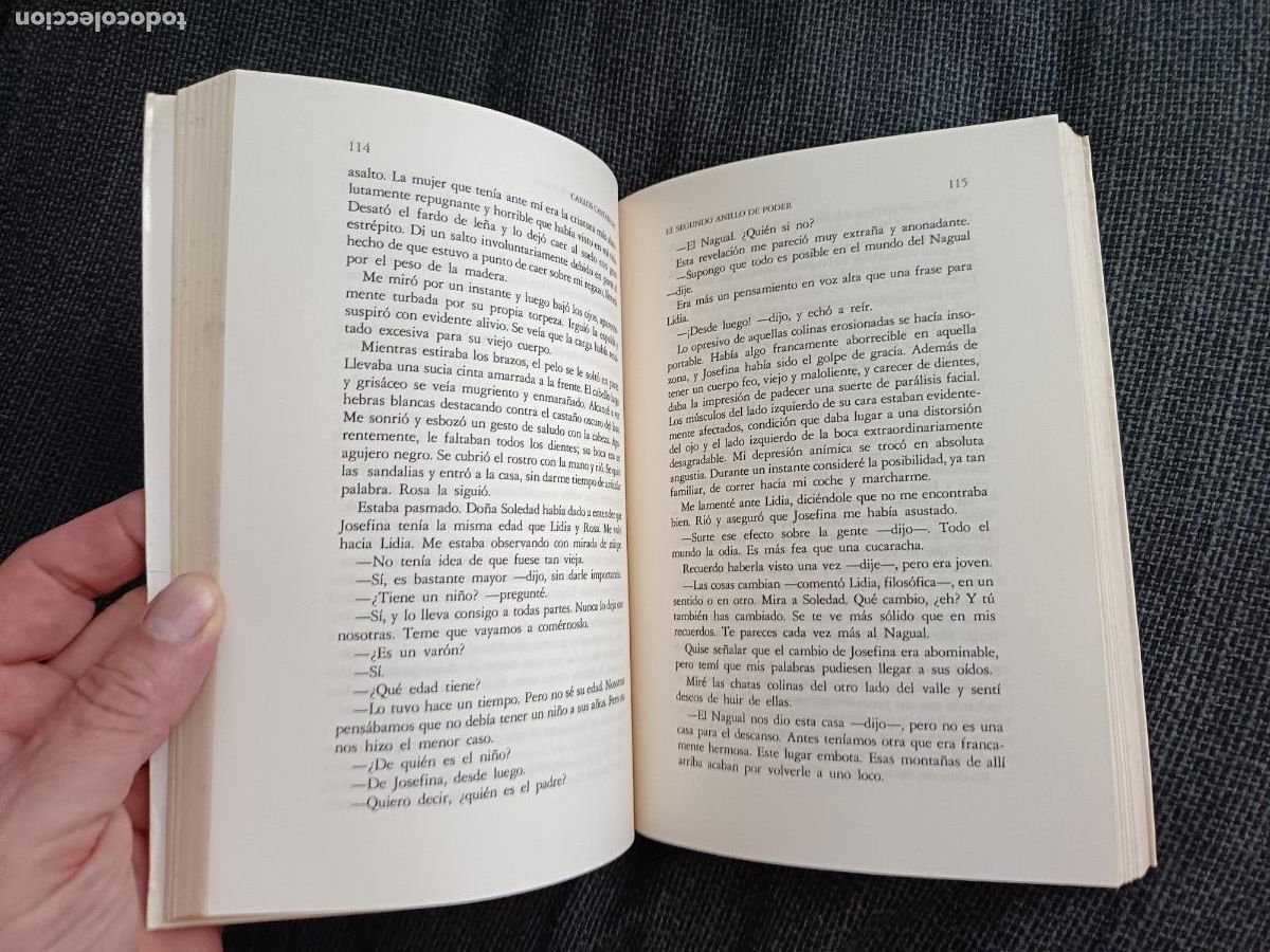 Libros: Libro El segundo anillo de poder. Carlos Castaneda. Editorial Swan 1987. Colecci&oacute;n El comp&aacute;s de oro - Foto 10